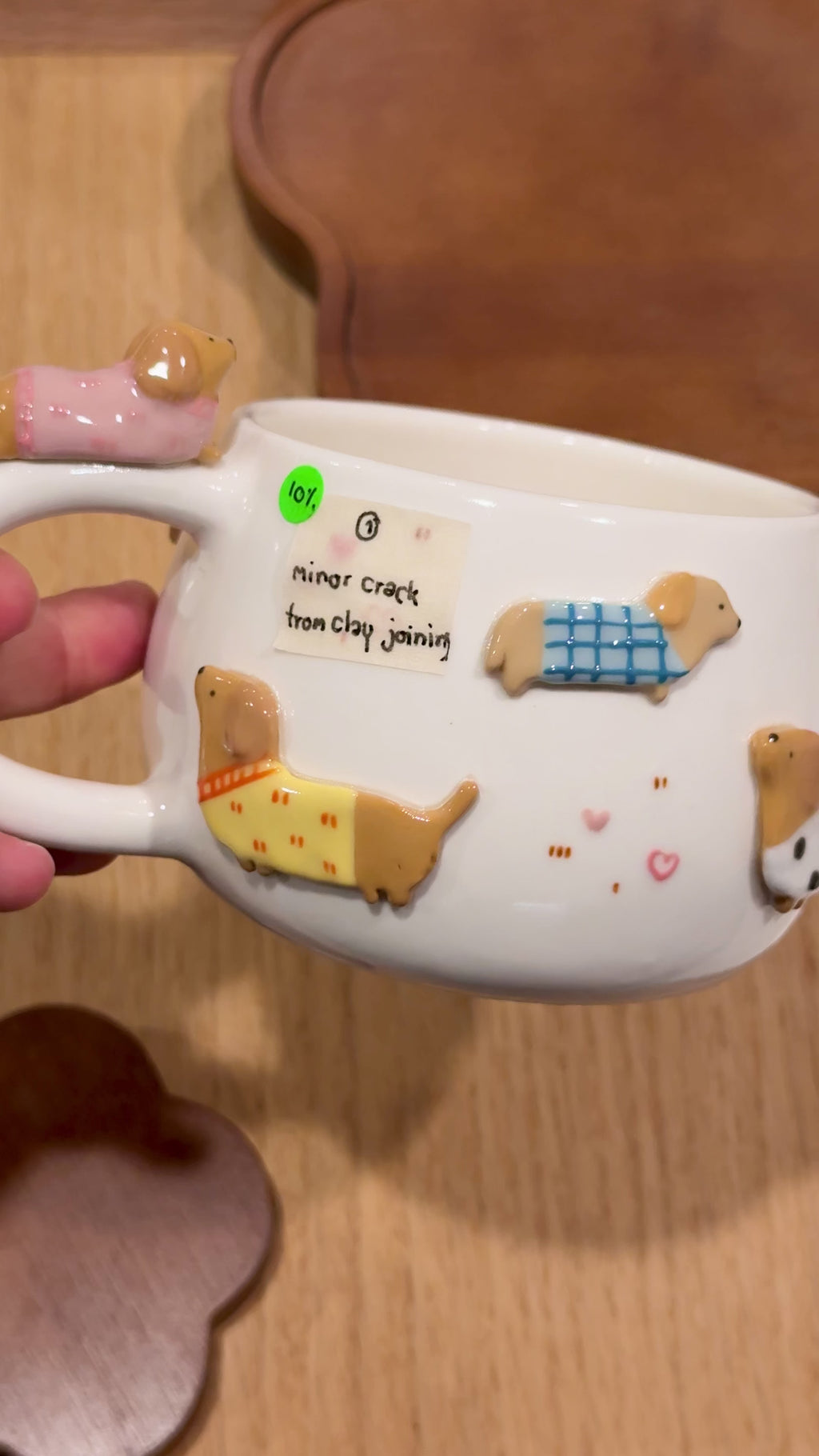 DACHSHUND cup, Chubby cup- Mid Year Sale❗️