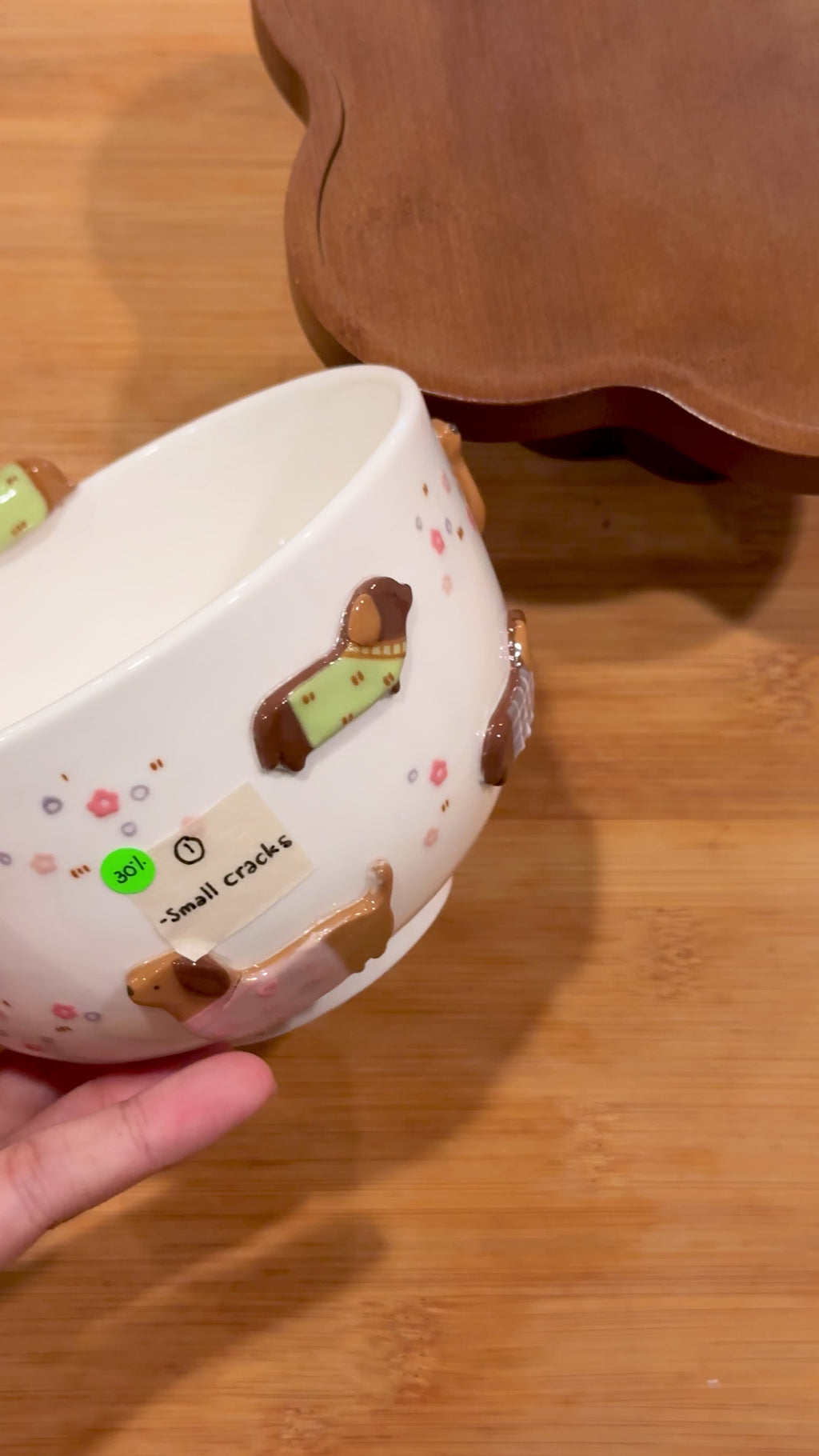 DACHSHUND DARK TONE Matcha Bowl, Chawan - Mid Year Sale❗️