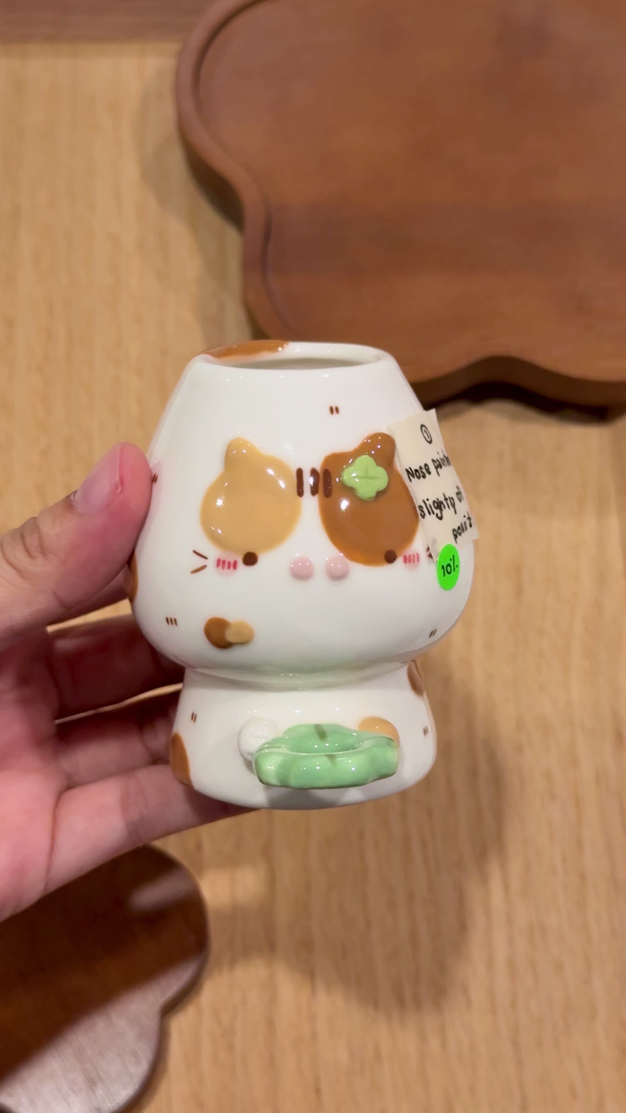 LUCKY CAT chasen holder, whisk holder - Mid Year Sale❗️