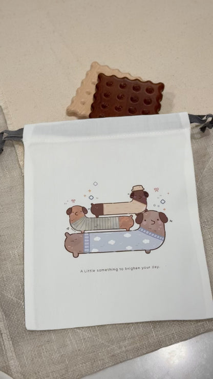 Dachshund Drawstring Bag