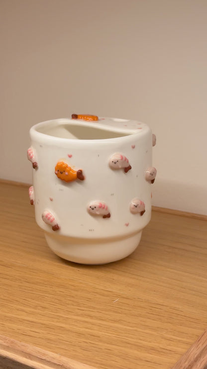 "Preorder of" SHRIMPLY To go cup, Estimated Completion: NOV.