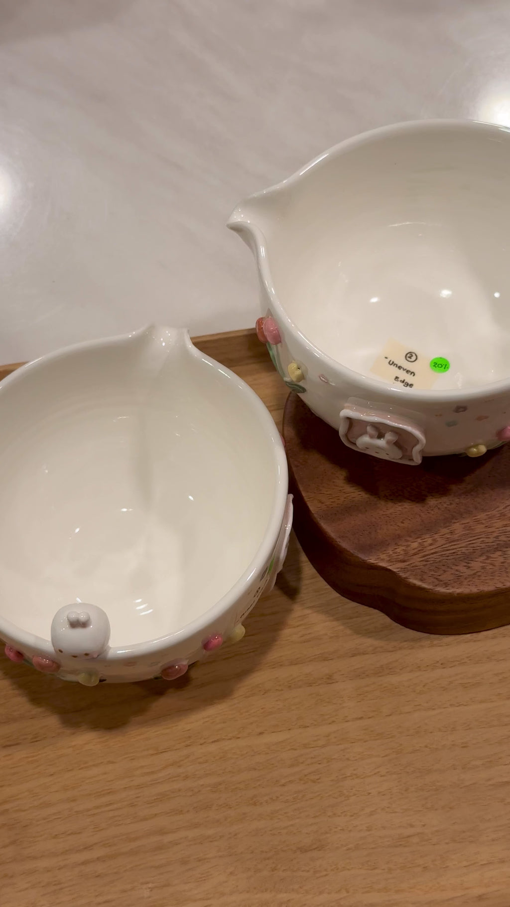 BUNNY TULIP ,Matcha bowl, Chawan - Mid Year Sale❗️