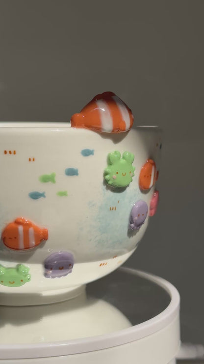 NEMO & FRIENDS matcha bowl, Chawan