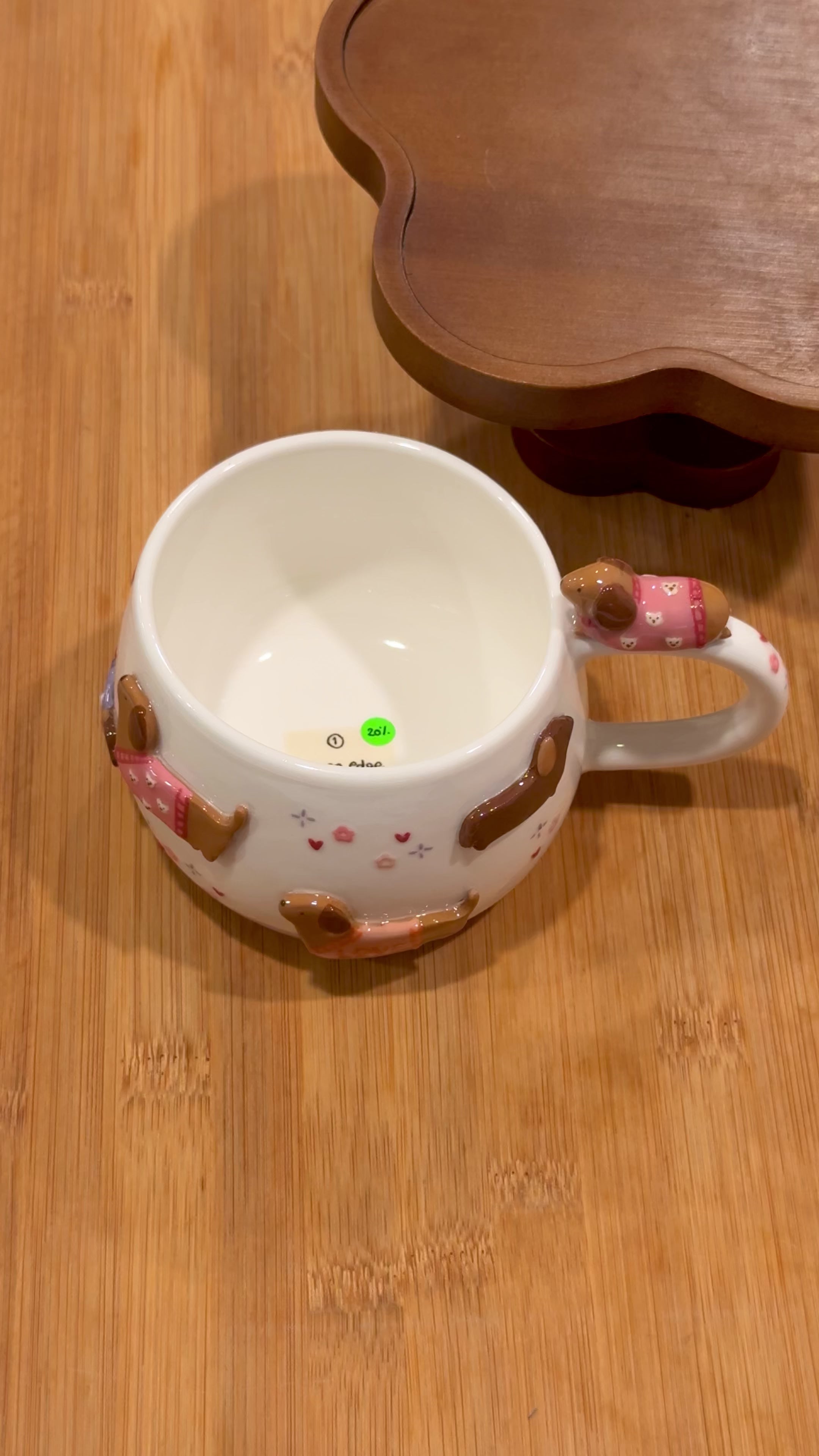 PINK DACHSHUND cup, CHUBBY size cup- Mid Year Sale❗️